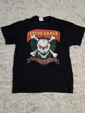 VTG 89' Steve Earle Copperhead Road Tour Tee L